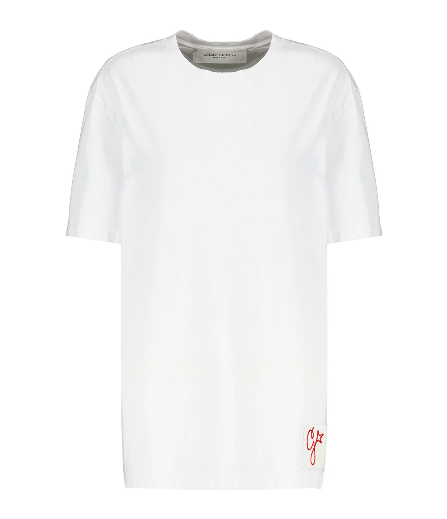 GOLDEN GOOSE Tee-shirt Golden Homme Coton Blanc Vintage 3 GOLDEN GOOSE Tee-shirt Golden Homme Coton Blanc Vintage
