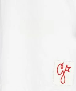 Alternative view of GOLDEN GOOSE Tee-shirt Golden Homme Coton Blanc Vintage