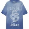ANINE BING Tee-shirt Ashton Coton Bleu Délavé -Boutique MAJESTIC FILATURES unnamed file 3037