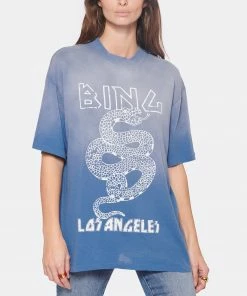 ANINE BING Tee-shirt Ashton Coton Bleu Délavé -Boutique MAJESTIC FILATURES unnamed file 3039
