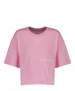 NEW BALANCE Tee-shirt NB Essentials Graphic Coton Orbit Pink