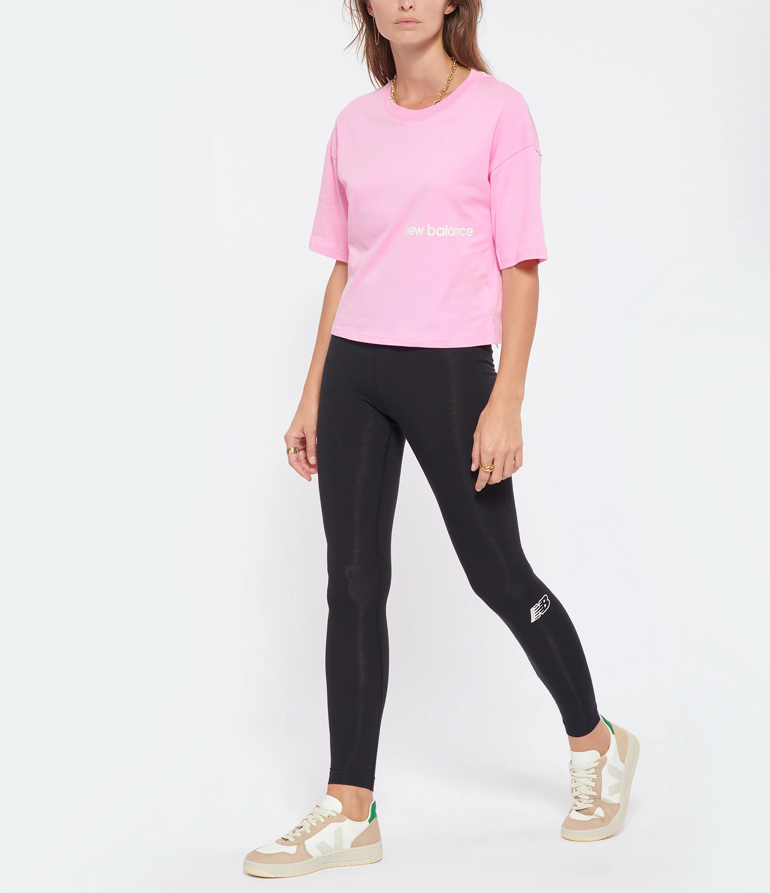 NEW BALANCE Tee-shirt NB Essentials Graphic Coton Orbit Pink 6 NEW BALANCE Tee-shirt NB Essentials Graphic Coton Orbit Pink – Image 4