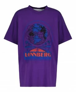 MARGAUX LONNBERG Tee-shirt Willis Coton Violet
