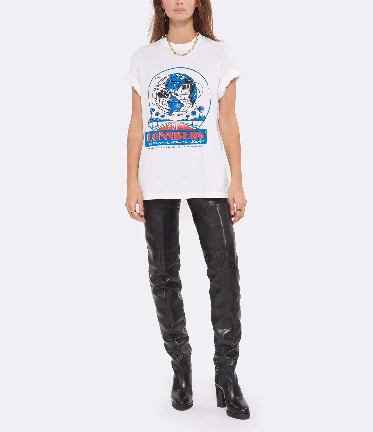 MARGAUX LONNBERG Tee-shirt Willis Coton Blanc 6 MARGAUX LONNBERG Tee-shirt Willis Coton Blanc – Image 4