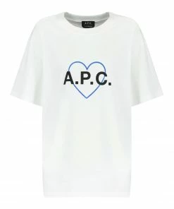A.P.C. Tee-shirt Amore Coton Blanc