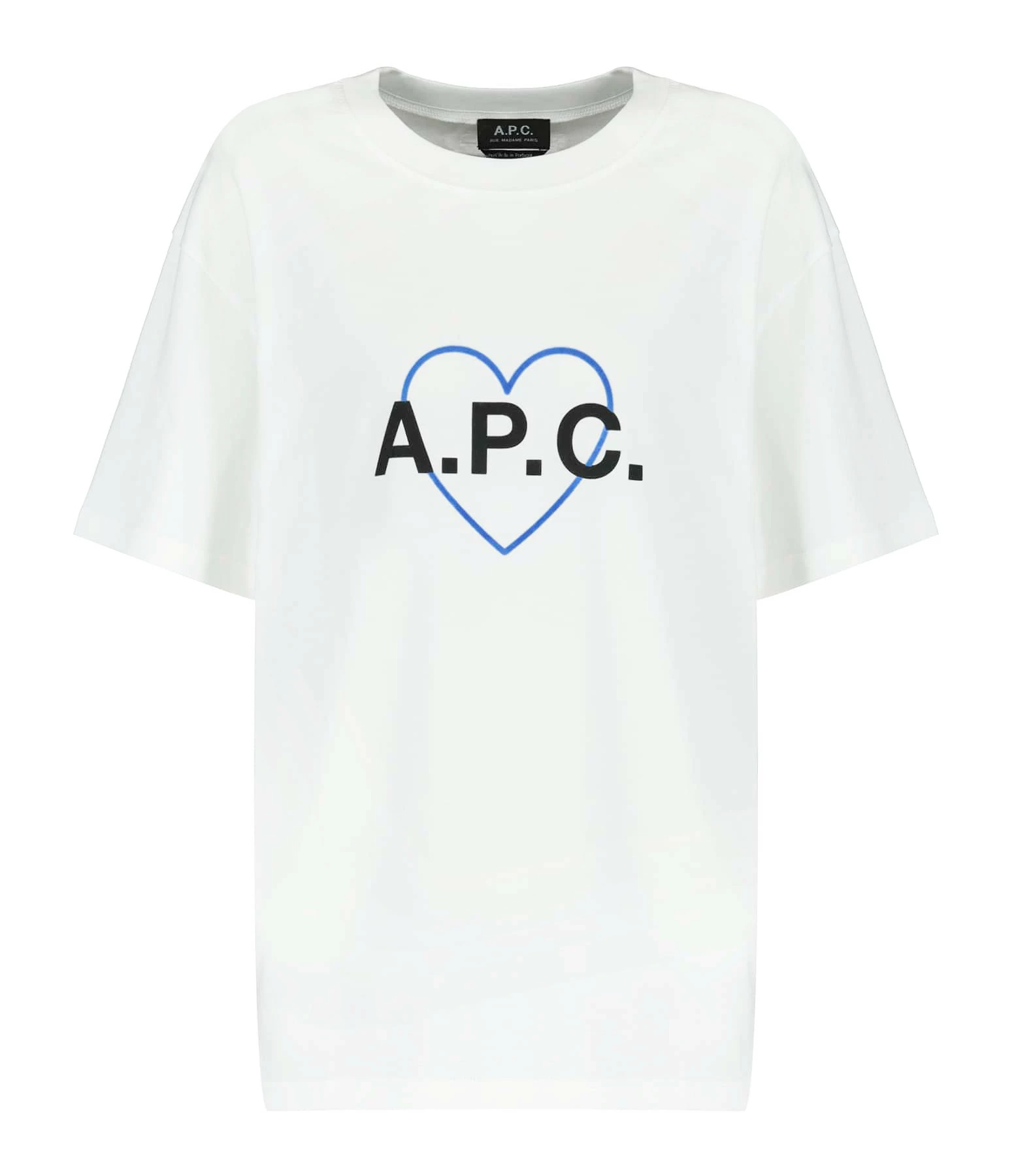 A.P.C. Tee-shirt Amore Coton Blanc 3 A.P.C. Tee-shirt Amore Coton Blanc