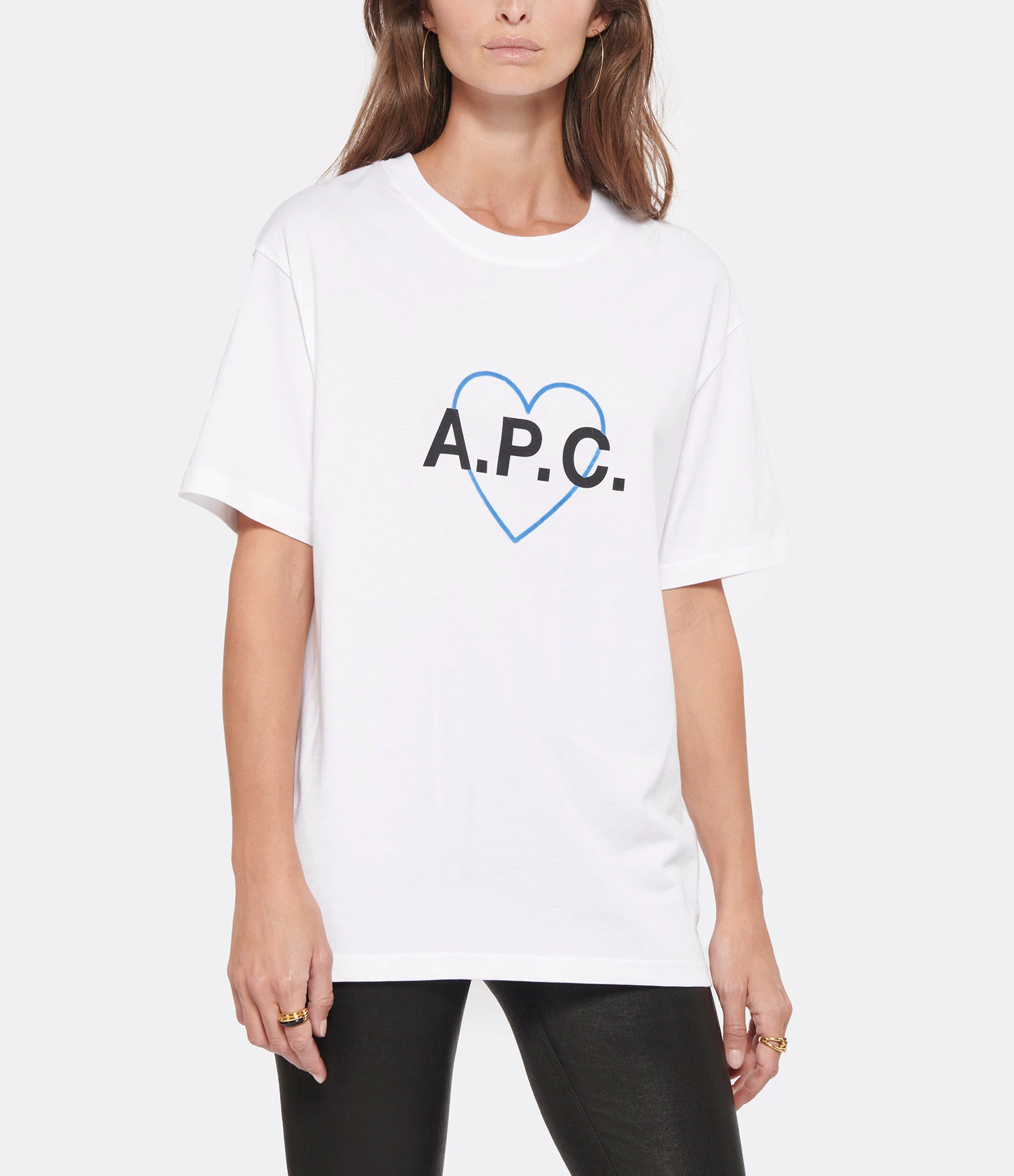 A.P.C. Tee-shirt Amore Coton Blanc 5 A.P.C. Tee-shirt Amore Coton Blanc – Image 3