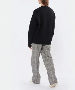 AMI PARIS Pull Unisexe Oversize Ami De Cœur Col Rond Laine Noir Rouge -Boutique MAJESTIC FILATURES unnamed file 313