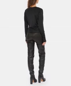 ISABEL MARANT Top Julissa Soie Noir -Boutique MAJESTIC FILATURES unnamed file 3136