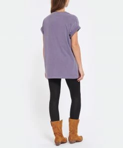 NEWTONE Tee-shirt Trucker Nevada Coton Violet Grape -Boutique MAJESTIC FILATURES unnamed file 3149
