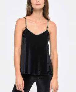 LA NOUVELLE Top Suzanne Velours Noir -Boutique MAJESTIC FILATURES unnamed file 3159