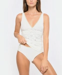 LA NOUVELLE Top John Dentelle Modal Snow -Boutique MAJESTIC FILATURES unnamed file 3163