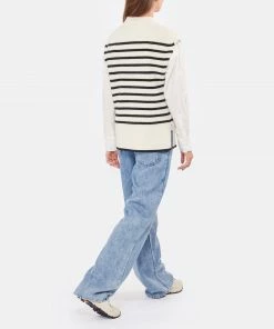 CLOSED Pull Sans Manches Laine Rayures -Boutique MAJESTIC FILATURES unnamed file 317