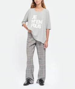 ZADIG & VOLTAIRE Tee-shirt Portland JMF Coton Gris Chiné -Boutique MAJESTIC FILATURES unnamed file 3171