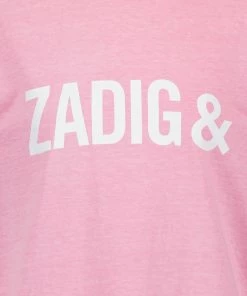 ZADIG & VOLTAIRE Tee-shirt Zoe Coton Rose Candy -Boutique MAJESTIC FILATURES unnamed file 3175