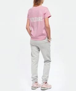 ZADIG & VOLTAIRE Tee-shirt Zoe Coton Rose Candy -Boutique MAJESTIC FILATURES unnamed file 3179