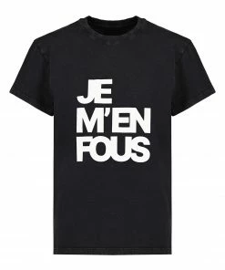 ZADIG & VOLTAIRE Tee-shirt Zoe JMF Coton Noir