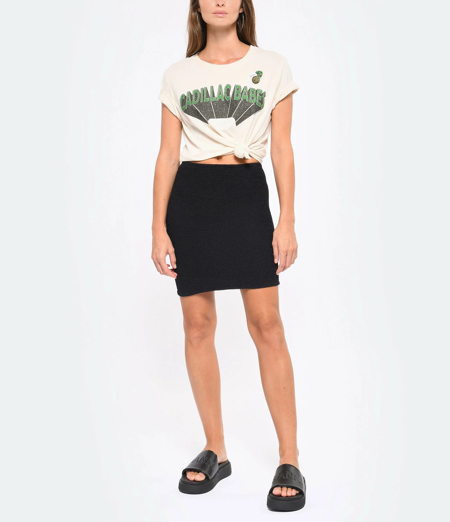 NEWTONE Tee-shirt Starlight Cadillac Coton Naturel 8 NEWTONE Tee-shirt Starlight Cadillac Coton Naturel – Image 6