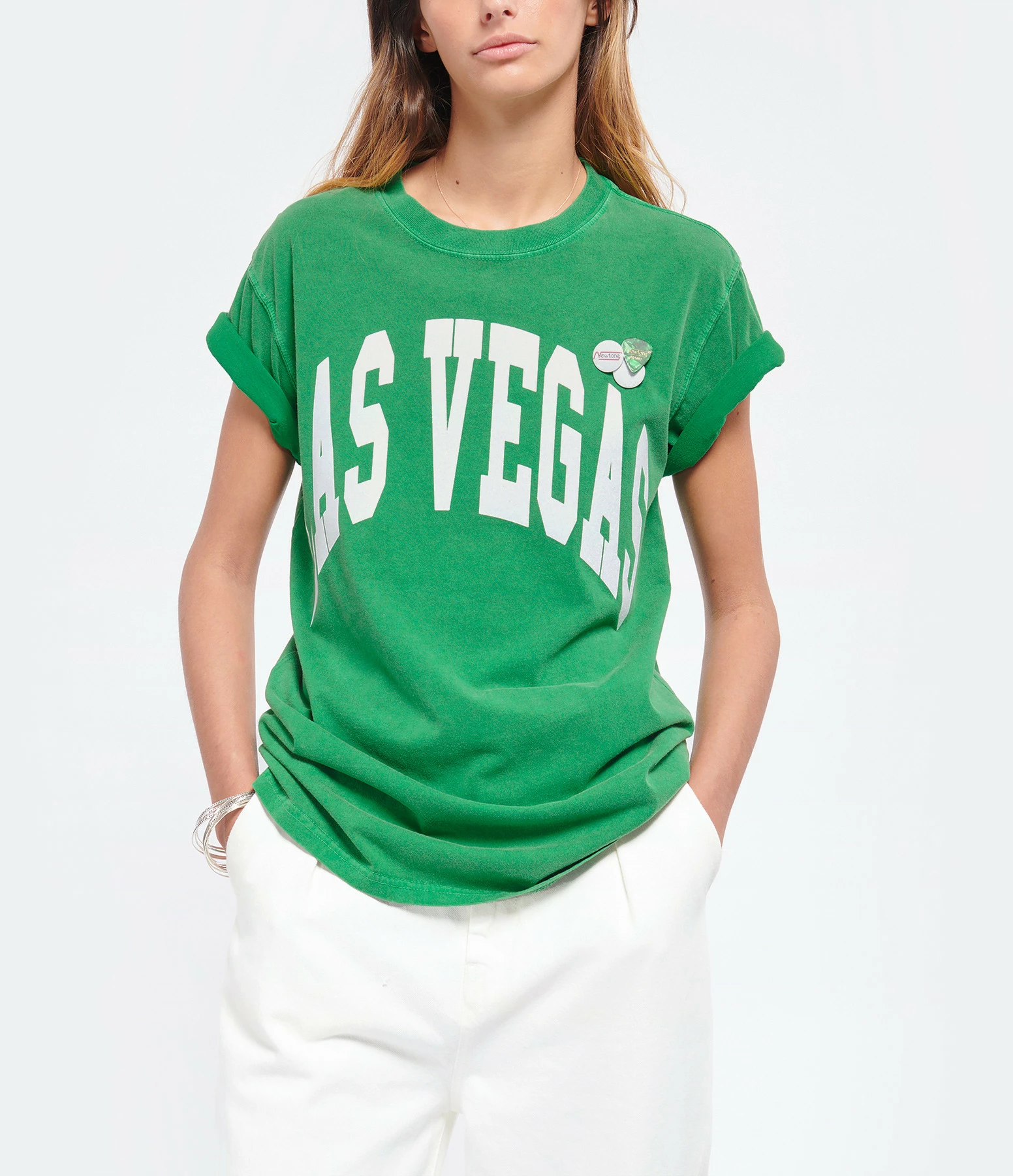 NEWTONE Tee-shirt Trucker City Coton Vert Grass 4 NEWTONE Tee-shirt Trucker City Coton Vert Grass – Image 2