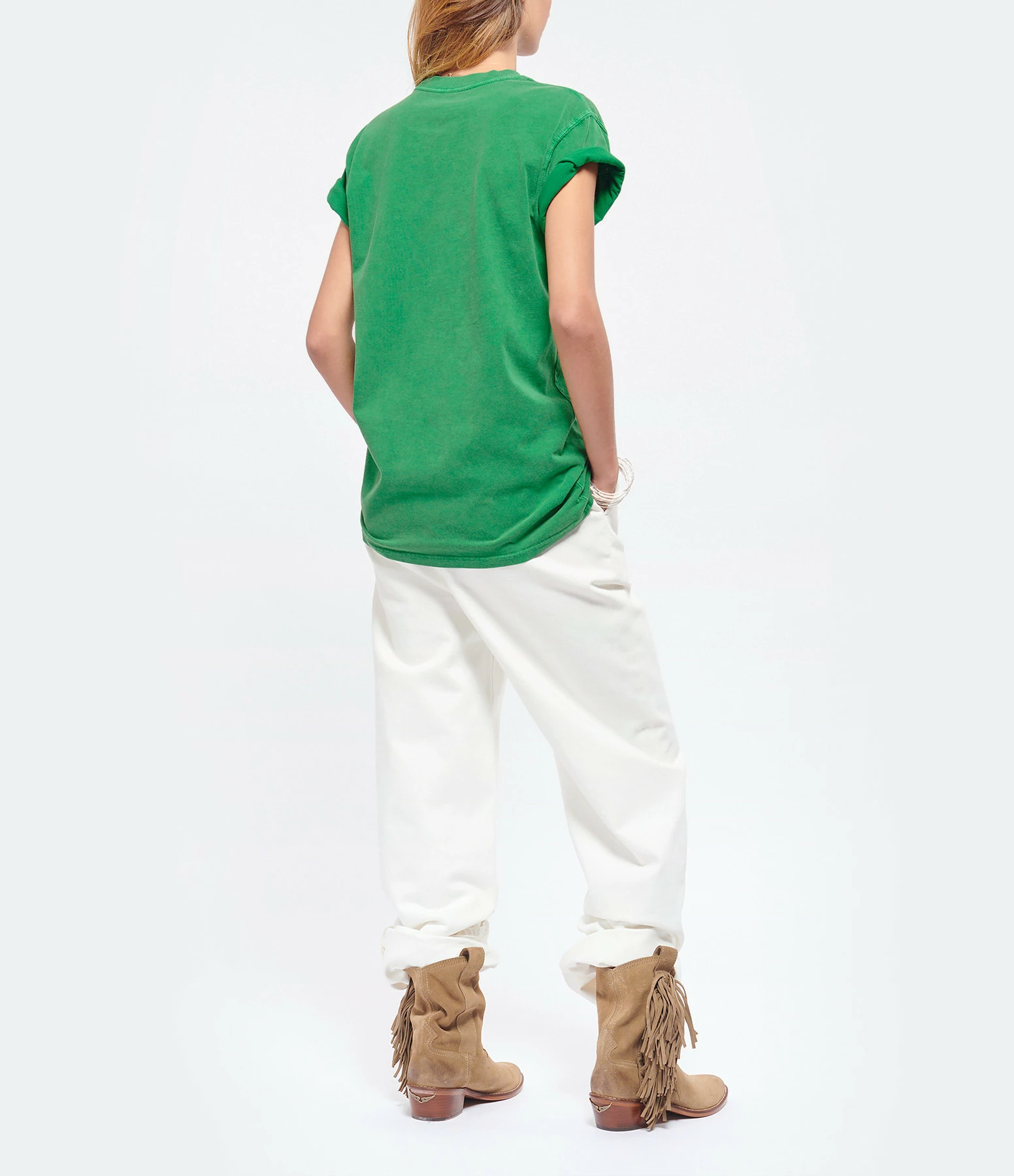 NEWTONE Tee-shirt Trucker City Coton Vert Grass 6 NEWTONE Tee-shirt Trucker City Coton Vert Grass – Image 4