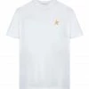GOLDEN GOOSE Tee-shirt Étoile Coton Blanc Doré -Boutique MAJESTIC FILATURES unnamed file 3214