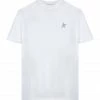 GOLDEN GOOSE Tee-shirt Étoile Coton Blanc Argenté -Boutique MAJESTIC FILATURES unnamed file 3220