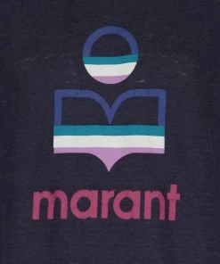 Alternative view of ISABEL MARANT ÉTOILE Tee-shirt Kyanza Lin Noir Délavé