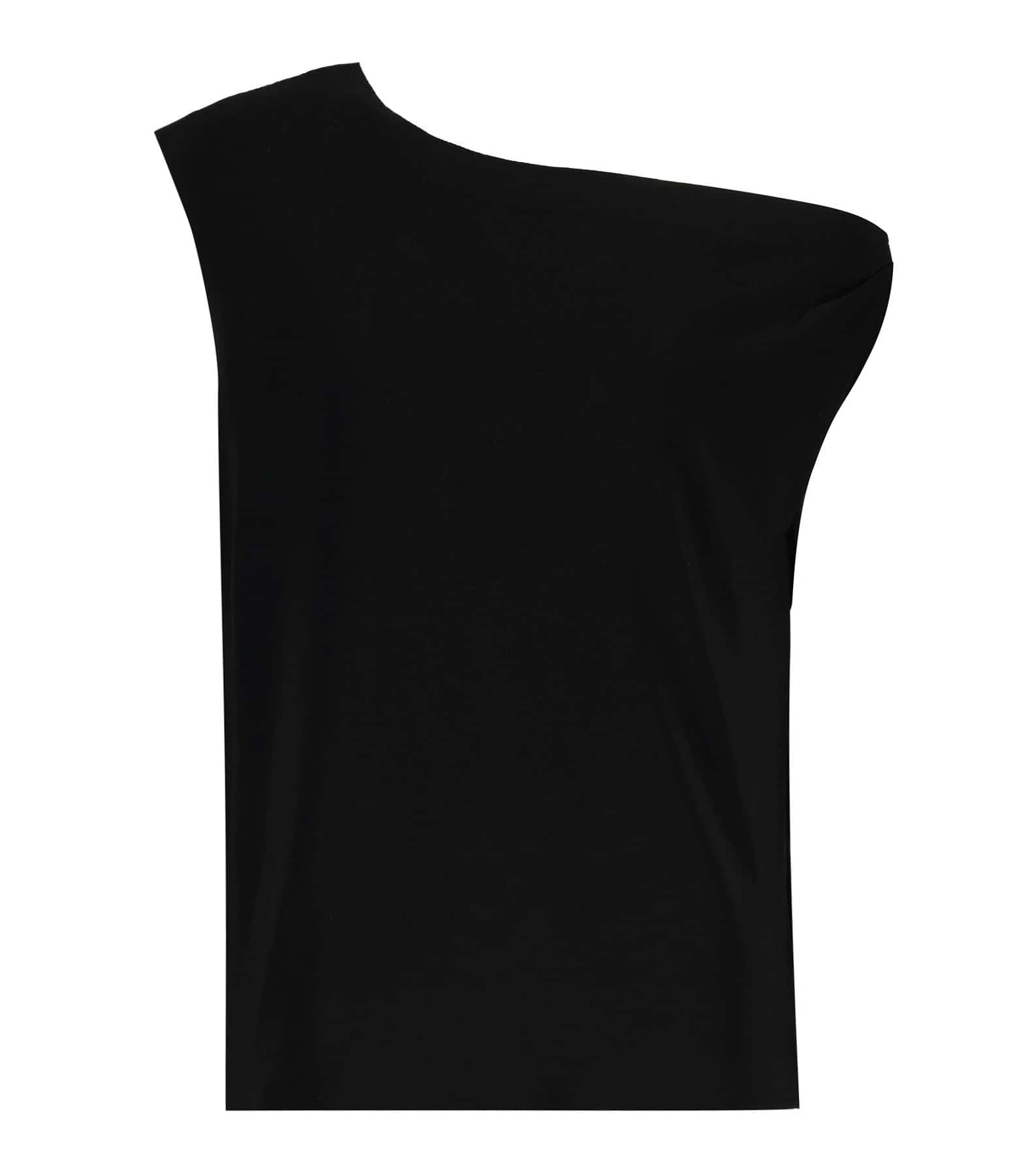 NORMA KAMALI Top Col Évasé Noir 3 NORMA KAMALI Top Col Évasé Noir