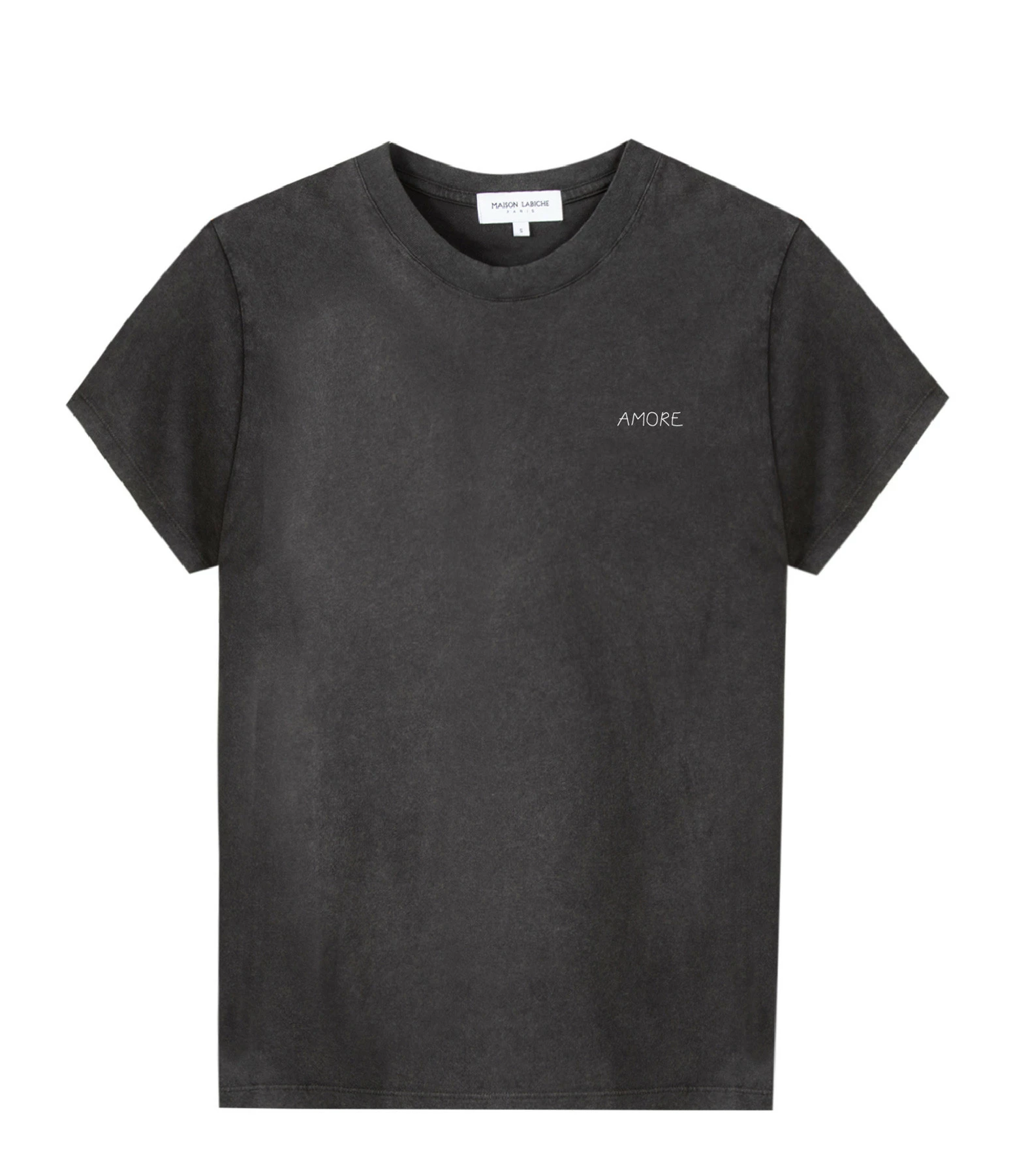 MAISON LABICHE Tee-shirt Popincourt Amour Coton Biologique Gris 3 MAISON LABICHE Tee-shirt Popincourt Amour Coton Biologique Gris