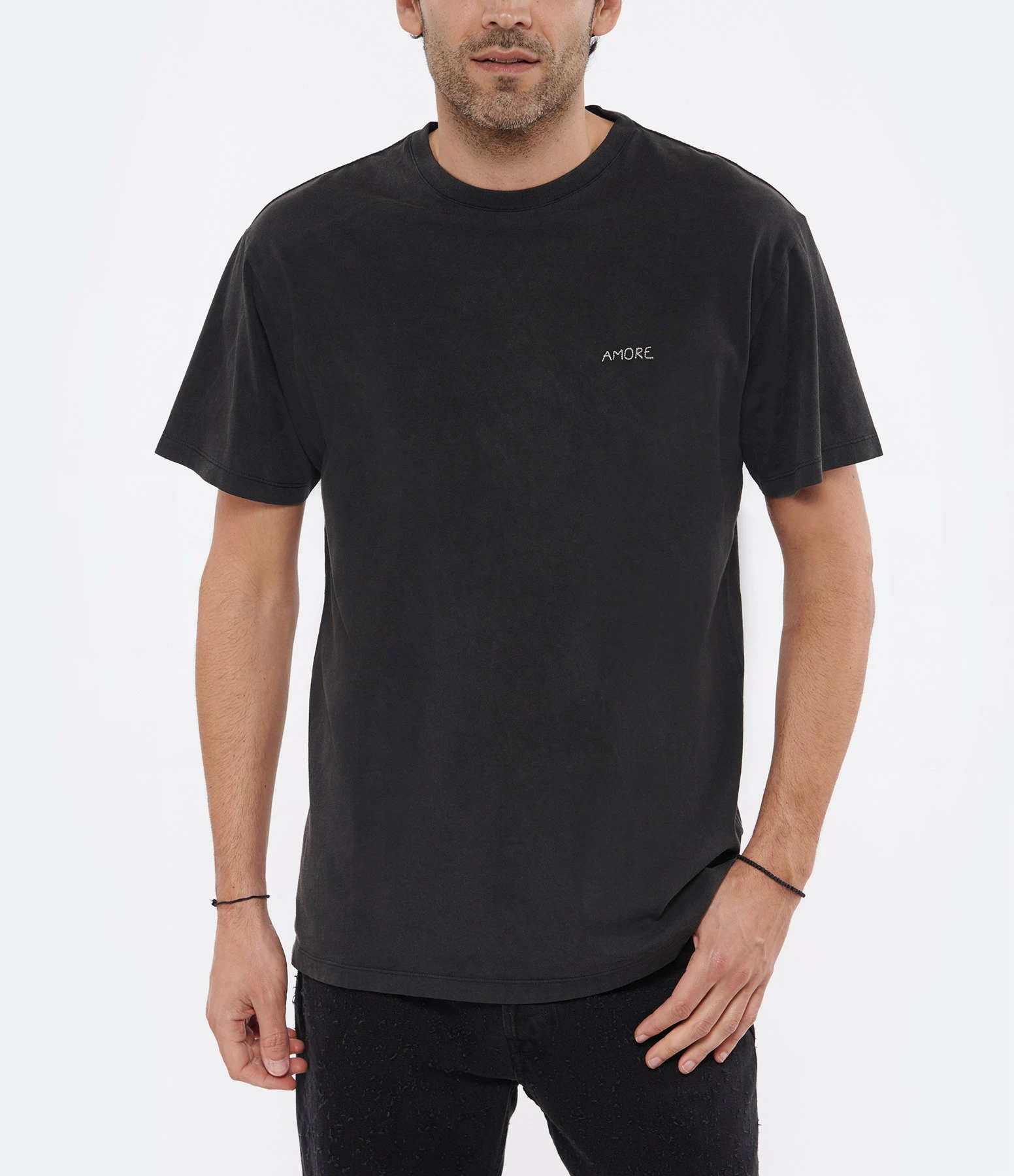MAISON LABICHE Tee-shirt Popincourt Amour Coton Biologique Gris 8 MAISON LABICHE Tee-shirt Popincourt Amour Coton Biologique Gris – Image 6