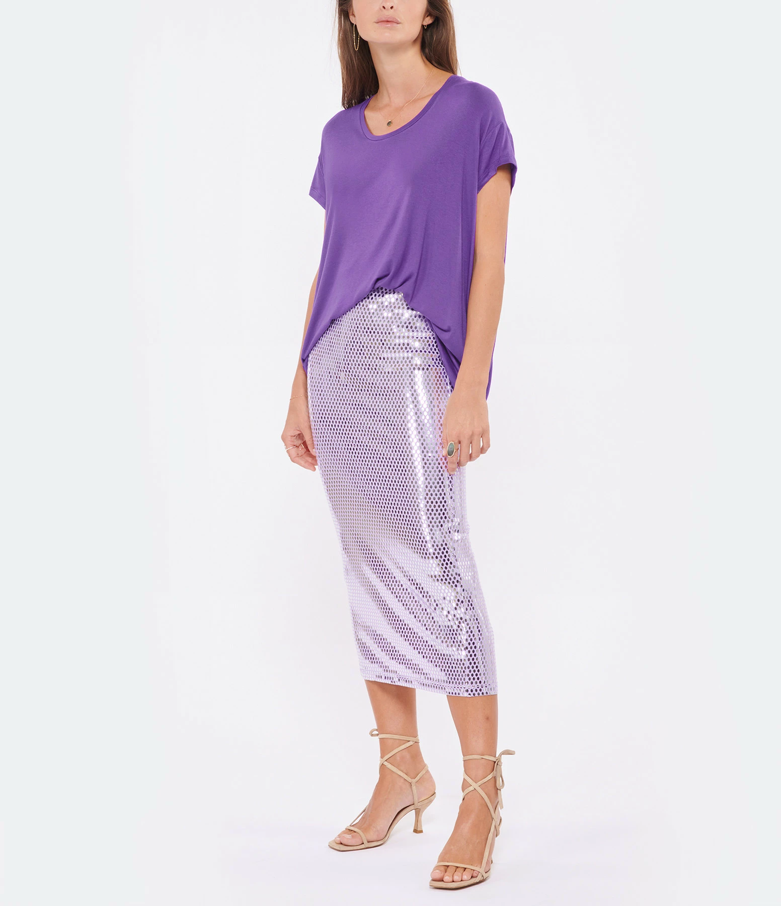 MARGAUX LONNBERG Tee-shirt Marlow Violet 6 MARGAUX LONNBERG Tee-shirt Marlow Violet – Image 4