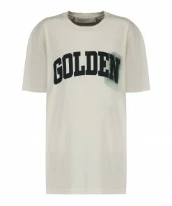 GOLDEN GOOSE Tee-shirt Homme Golden Coton Beige