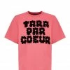 TARA JARMON Tee-shirt Trèfle Coton Blush 2 TARA JARMON Tee-shirt Trèfle Coton Blush -Boutique MAJESTIC FILATURES unnamed file 3273