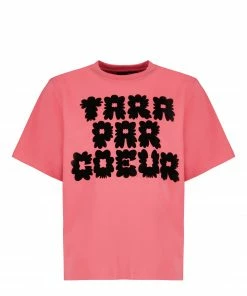 TARA JARMON Tee-shirt Trèfle Coton Blush