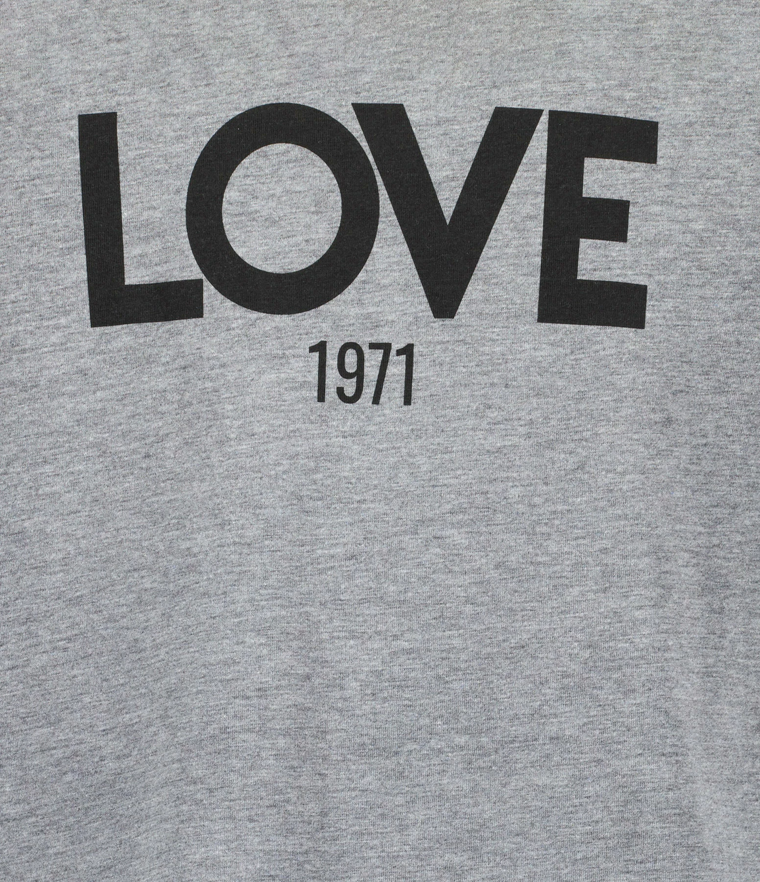 JEANNE VOULAND Tee-shirt Ben Love 1971 Coton Gris 4 JEANNE VOULAND Tee-shirt Ben Love 1971 Coton Gris – Image 2