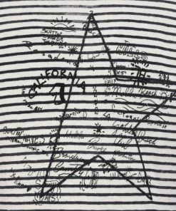 Alternative view of GOLDEN GOOSE Tee-shirt Golden Homme Marinière Coton Bleu