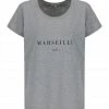 Tee-shirt Lulli Marseille Col Rond Coton Gris, Collaboration Jeanne Vouland X Lulli 2 Tee-shirt Lulli Marseille Col Rond Coton Gris, Collaboration Jeanne Vouland X Lulli -Boutique MAJESTIC FILATURES unnamed file 3305