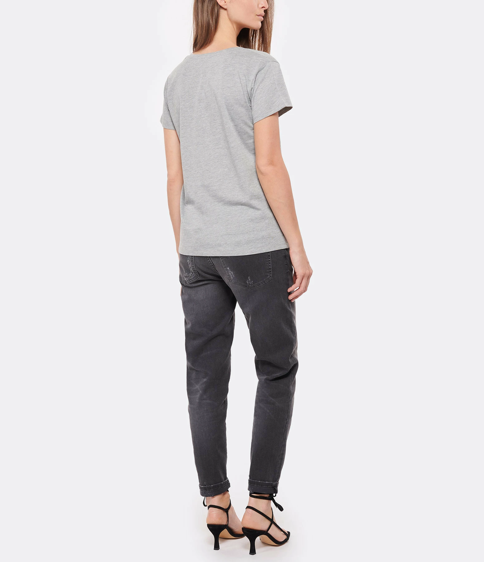 Tee-shirt Lulli Marseille Col Rond Coton Gris, Collaboration Jeanne Vouland X Lulli 7 Tee-shirt Lulli Marseille Col Rond Coton Gris, Collaboration Jeanne Vouland X Lulli – Image 5