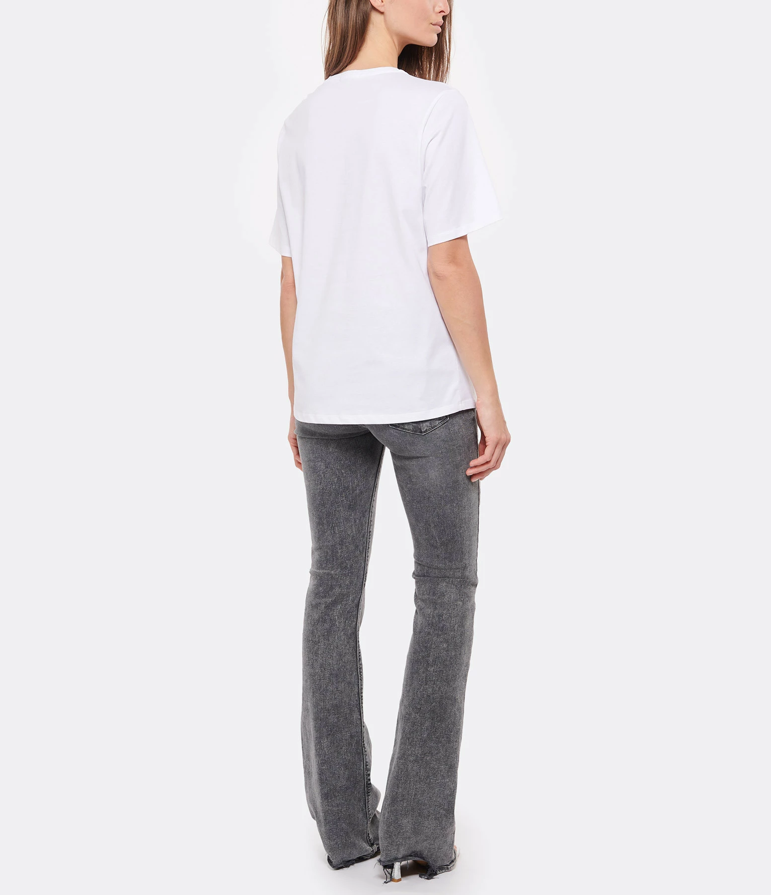 Tee-shirt Lulli St-Tropez Col Rond Coton Bio Blanc, Collaboration Jeanne Vouland X Lulli 7 Tee-shirt Lulli St-Tropez Col Rond Coton Bio Blanc, Collaboration Jeanne Vouland X Lulli – Image 5