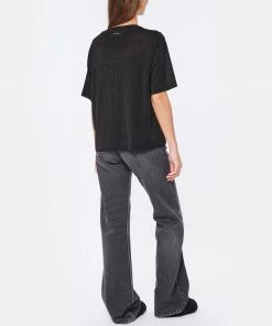 MOMONI Tee-shirt Iora Pailleté Noir -Boutique MAJESTIC FILATURES unnamed file 3342