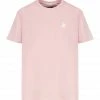 GOLDEN GOOSE Tee-shirt Étoile Coton Rose Blanc -Boutique MAJESTIC FILATURES unnamed file 3350