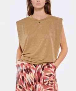 MOMONI Top Enna Ocre -Boutique MAJESTIC FILATURES unnamed file 3373