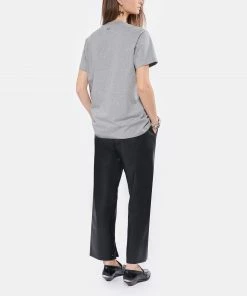 AMI PARIS Tee-shirt Unisexe Ami De Cœur Coton Bio Gris Chiné -Boutique MAJESTIC FILATURES unnamed file 3399