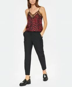 AMI PARIS Top Soie Cœurs Noir Rouge 10 AMI PARIS Top Soie Cœurs Noir Rouge -Boutique MAJESTIC FILATURES unnamed file 3437
