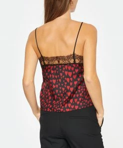 AMI PARIS Top Soie Cœurs Noir Rouge 11 AMI PARIS Top Soie Cœurs Noir Rouge -Boutique MAJESTIC FILATURES unnamed file 3438