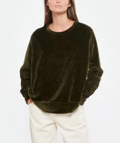 MAJESTIC FILATURES Pull Coton Olive -Boutique MAJESTIC FILATURES unnamed file 345