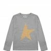 GOLDEN GOOSE Tee-shirt Enfant Star Manches Longues Coton Gris Doré 2 GOLDEN GOOSE Tee-shirt Enfant Star Manches Longues Coton Gris Doré -Boutique MAJESTIC FILATURES unnamed file 3454