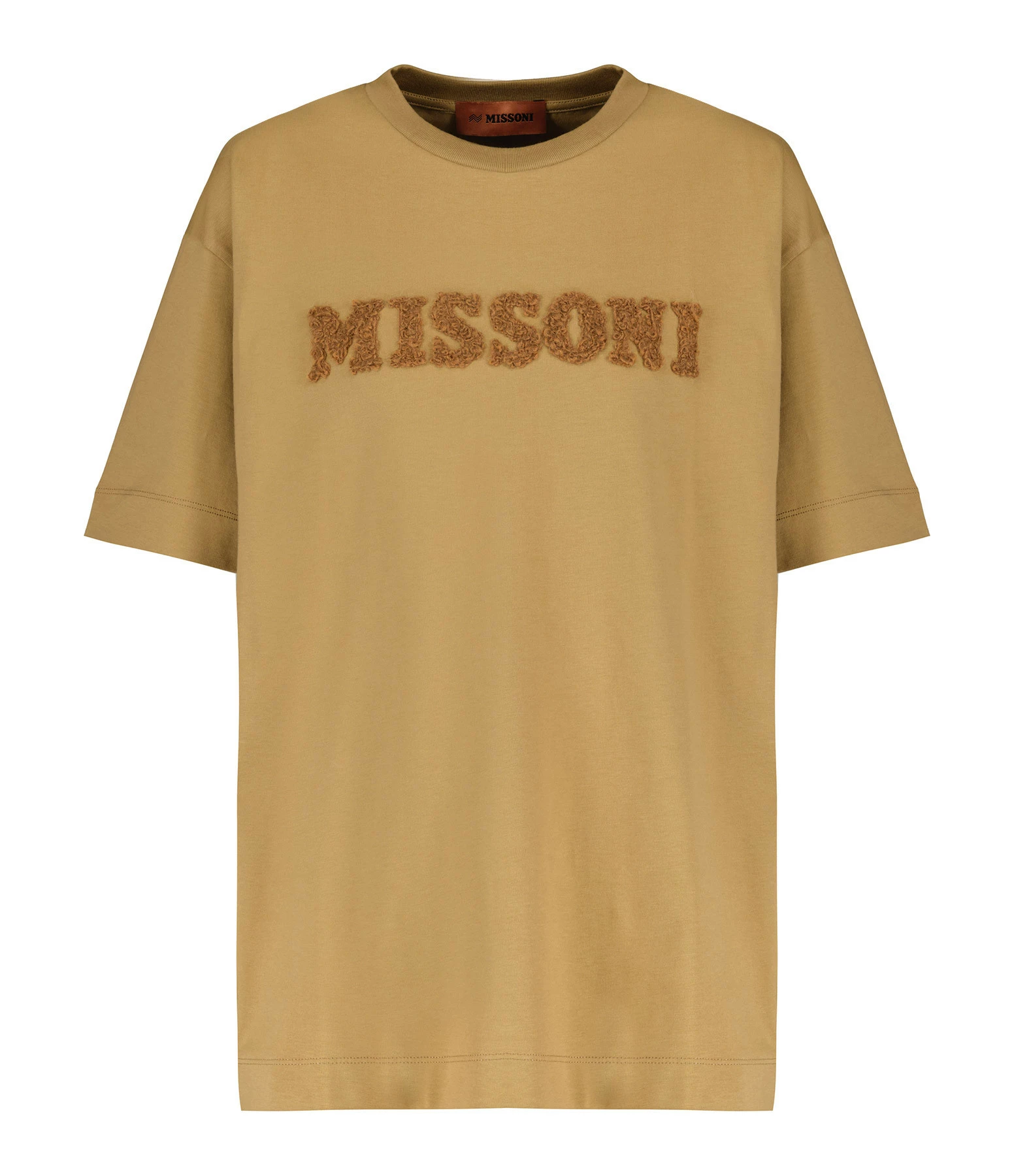 MISSONI Tee-shirt Logo Coton Beige 3 MISSONI Tee-shirt Logo Coton Beige