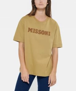 MISSONI Tee-shirt Logo Coton Beige 9 MISSONI Tee-shirt Logo Coton Beige -Boutique MAJESTIC FILATURES unnamed file 3458 scaled