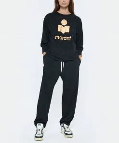 Alternative view of ISABEL MARANT ÉTOILE Tee-shirt Klowia Lin Noir Mordoré